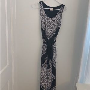 Soma black and white maxi dress